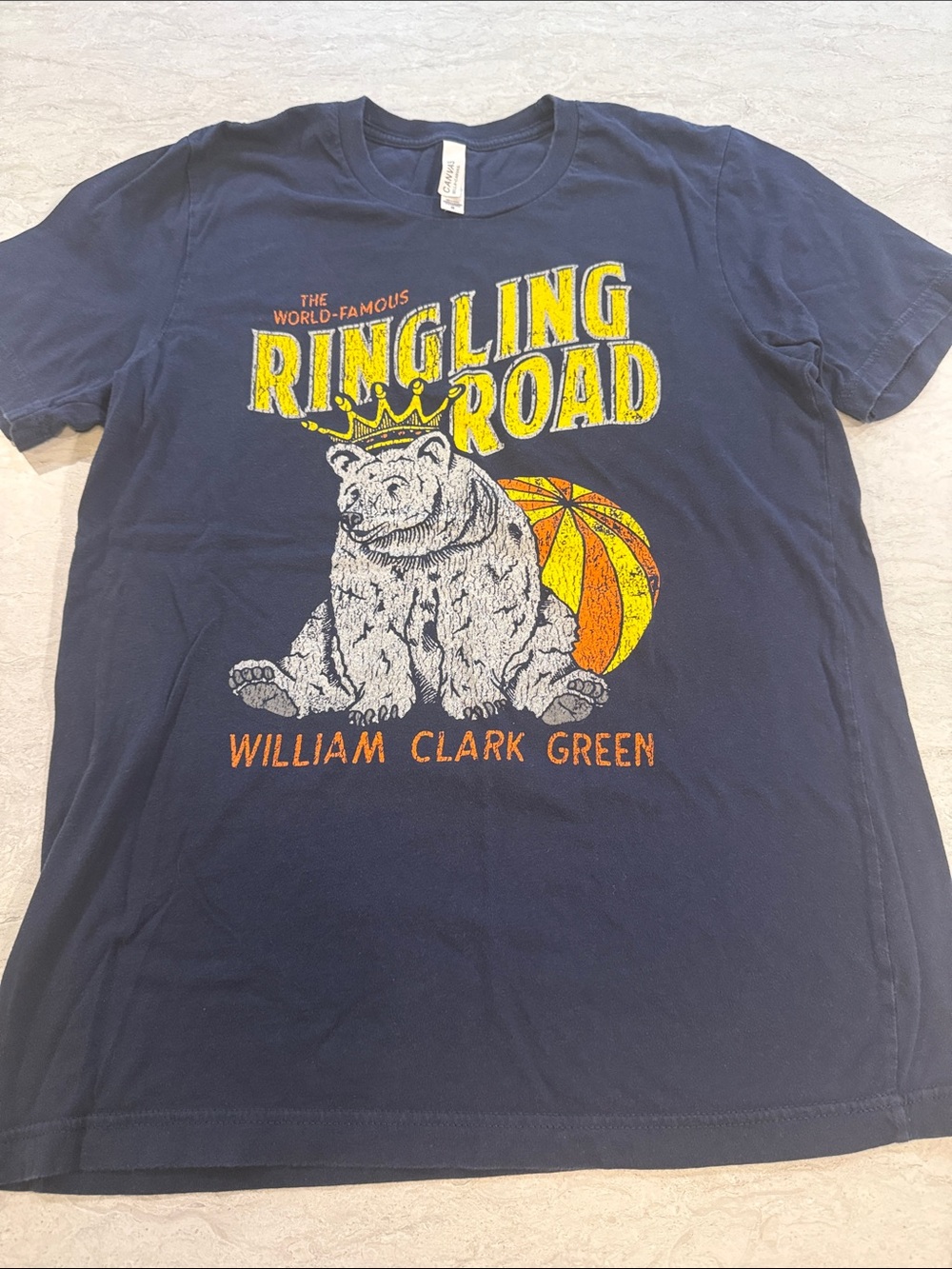 Band Tee Ringling Road Navy Graphic Short Sleeve Tee